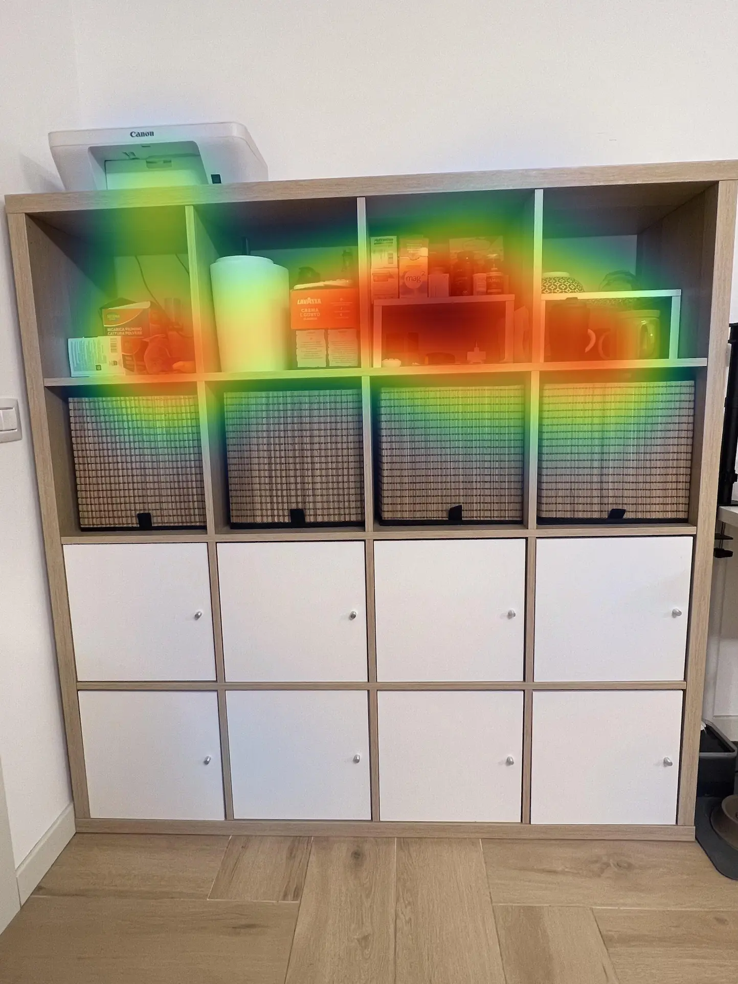 Cupboard heatmap