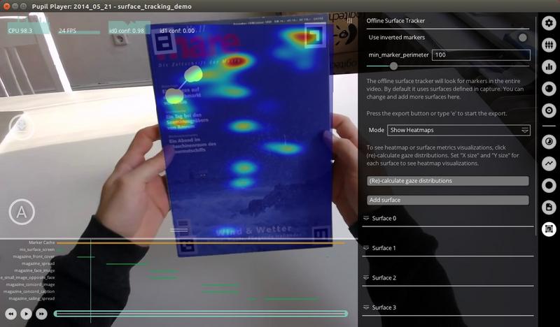 Offline surface tracker